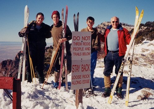 at 10300' on Sandia Crest